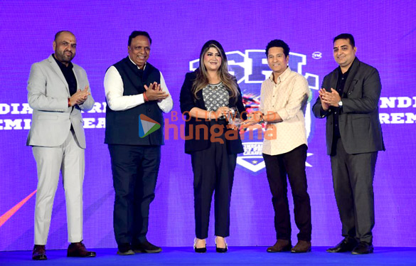 photos sachin tendulkar attends the announcement of the indian street premier league 2
