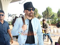 Photos: Sunny Deol and Chandrachur Singh snapped at the airport