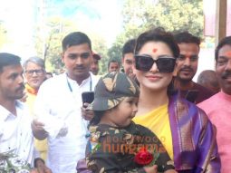 Photos: Urvashi Rautela snapped at Siddhivinayak Temple
