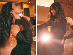 Rashmika Mandanna serves monochrome magic in black Alex Perry dress for Animal success party