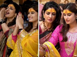 Raveena Tandon visits the Somnath Mahadev temple with daughter Rasha Thadani ahead of the release of her show Karmma Calling