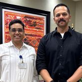 Rohit Shetty meets "Real Hero" of 12th Fail Manoj Kumar; Vikrant Massey REACTS