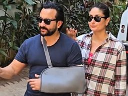 Saif Ali Khan greets paps as he is discharged from hospital