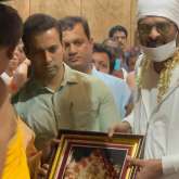 Salaar Part 1: Ceasefire star Prabhas, director Prashanth Neel, and producer Vijay Kirgandur visit Sri Kateel Durgaaparameshwari Temple