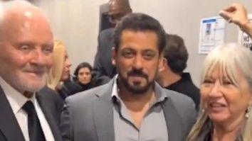 Salman Khan strikes a pose with Anthony Hopkins at an awards ceremony in Riyadh; watch