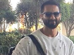 Shahid Kapoor shines in all white at the airport