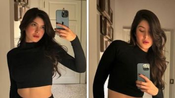 Shanaya Kapoor is turning heads and how in black and crop top