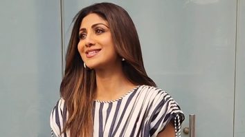 Shilpa Shetty flaunts her perfect smile as she poses for paps