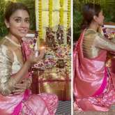 Shriya Saran dons her wedding saree to celebrate the occasion of Ram Mandir inauguration in Ayodhya