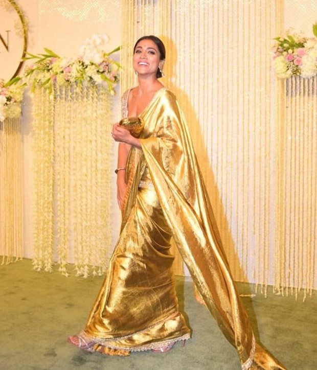Shriya Saran is all things golden in a gorgeous silk saree