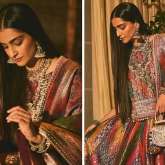 Sonam Kapoor looks opulent in outfit made from vintage Banarasi saree with antique embroidery and jewellery – a fusion of history and style