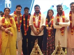 VD 18: Varun Dhawan, Keerthy Suresh, Wamiqa Gabbi attend mahurat puja of Atlee – Kalees film, watch