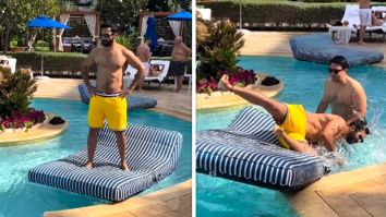 Varun Dhawan shares hilarious poolside mishap; watch