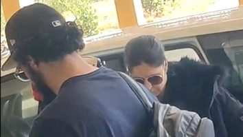 Vicky Kaushal gets clicked with Katrina Kaif at the airport