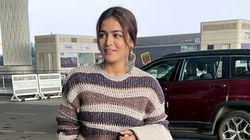 Wamiqa Gabbi chit chats with paps as she gets clicked at the airport