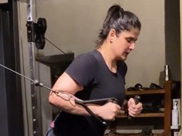 Zareen Khan sweats off some calories in the gym
