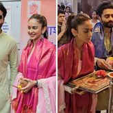 Rakul Preet Singh and Jackky Bhagnani seek blessings at Siddhivinayak temple ahead of wedding day; watch