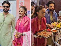 Rakul Preet Singh and Jackky Bhagnani seek blessings at Siddhivinayak temple ahead of wedding day; watch