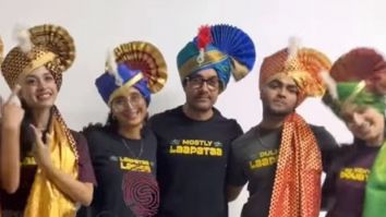 Aamir Khan strikes a pose with Laapataa Ladies cast in latest promo; watch