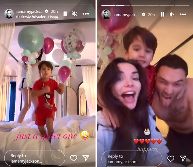 Amy Jackson’s Birthday Bash: Dancing and delight with fiancé Ed Westwick and son