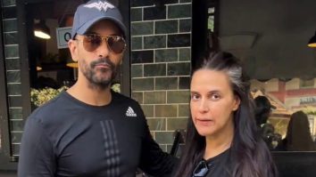 Angad Bedi celebrates his birthday with Neha Dhupia & paps