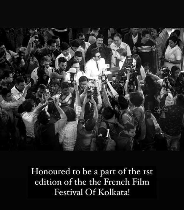 Anil Kapoor receives special honor at the inaugural ceremony of French Film Festival in Kolkata