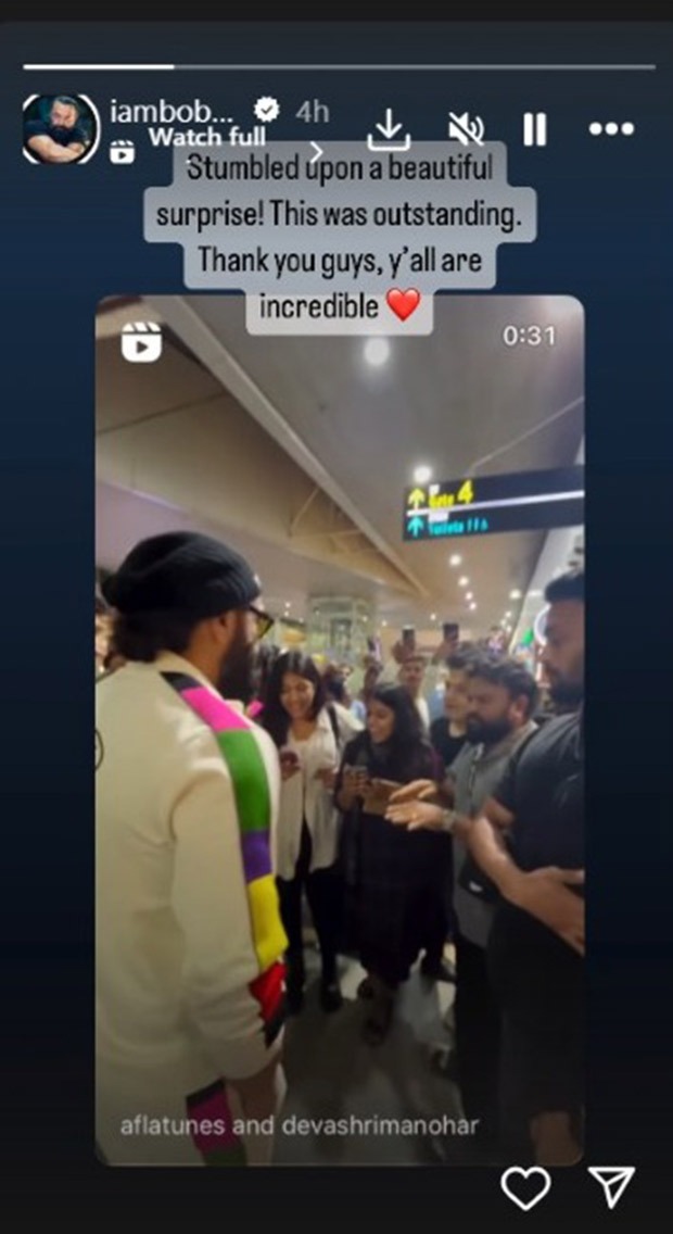 Bobby Deol praises Aflatunes' surprise performance on ‘Jamal Kudu’; says, “This was outstanding”