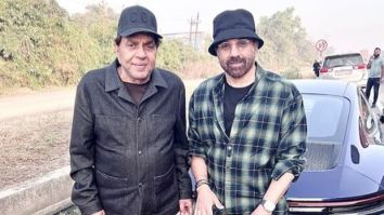 Sunny Deol switches onto ‘Main Nikla Gaddi Leke’ as he explores Udaipur with father Dharmendra; see pic