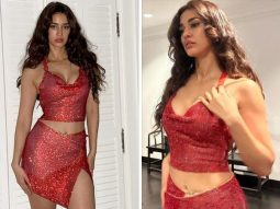 Disha Patani is redefining party glamour in glitzy red co-ord set