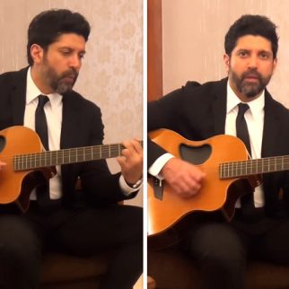 Farhan Akhtar strums guitar and whistles iconic Sholay theme; watch