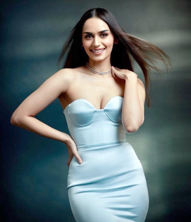 Manushi Chhillar is every bit of ice princess in Alex Perry’s icy blue gown for Operation Valentine promotion 