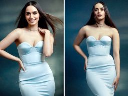 Manushi Chhillar is every bit of ice princess in Alex Perry’s icy blue gown for Operation Valentine promotion
