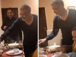 Nana Patekar plays the perfect host for Anil Sharma as he serves him food; watch