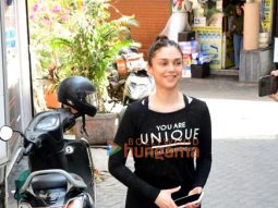 Photos: Aditi Rao Hydari spotted outside a salon in Bandra