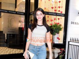 Photos: Ananya Panday snapped at a salon in Bandra