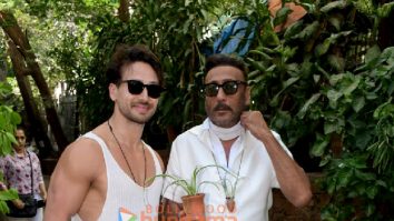 Photos: Jackie Shroff and Tiger Shroff snapped at Krome Studio in Bandra