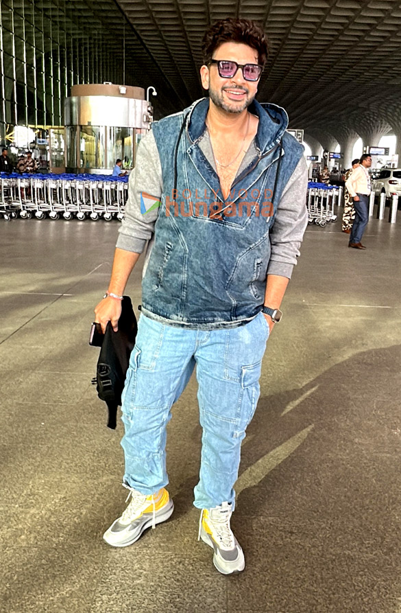 photos kanika kapoor karan kundrra and tejasswi prakash snapped at the airport 2