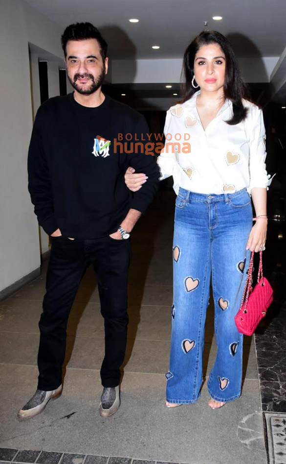 photos karan johar ananya panday vidya balan and others snapped at neha dhupia and angad bedis house warming party 15