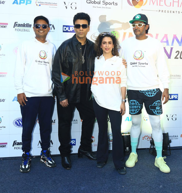 photos karan johar shashank khaitan sanya malhotra and others snapped at indian open 2024 pickleball tournament 3