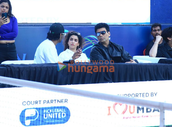 photos karan johar shashank khaitan sanya malhotra and others snapped at indian open 2024 pickleball tournament 6