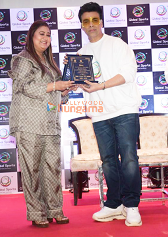 photos karan johar shashank khaitan and others were snapped at the press conference of global sports pickleball championship 3