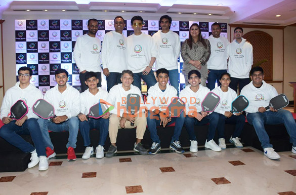 photos karan johar shashank khaitan and others were snapped at the press conference of global sports pickleball championship 7