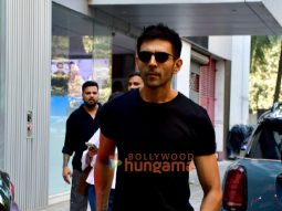 Photos: Kartik Aaryan and Sharvari Wagh snapped at T-Series office