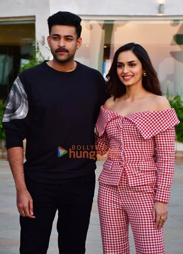 Photos: Manushi Chhillar and Varun Tej snapped promoting their film Operation Valentine