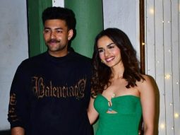Photos: Manushi Chhillar and Varun Tej snapped promoting their film Operation Valentine