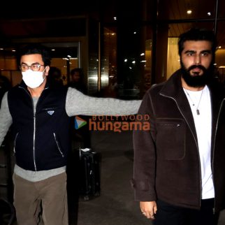 Photos: Ranbir Kapoor and Arjun Kapoor snapped at the airport