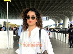 Photos: Sanya Malhotra, Riteish Deshmukh, Karan Johar and others snapped at the airport