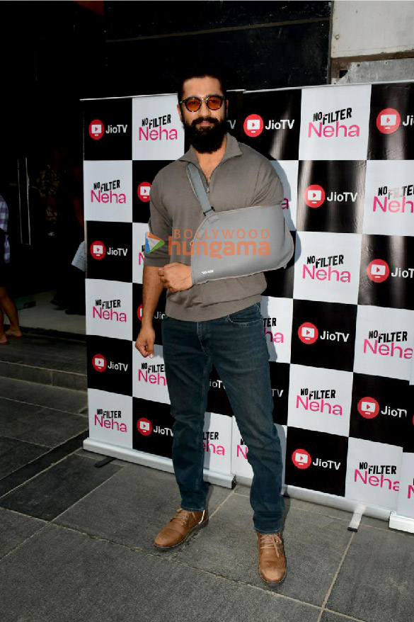 photos vicky kaushal snapped at the recording of the new season of no filter neha 6 2