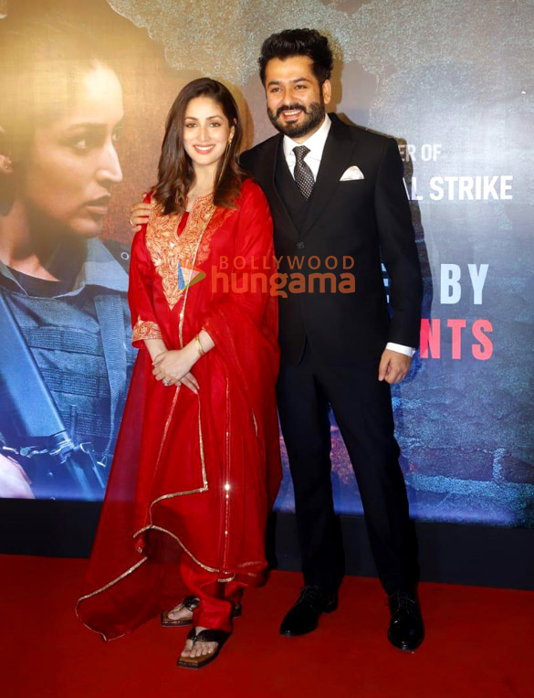 photos yami gautam dhar aditya dhar mrunal thakur and others snapped at the special screening of article 370 4