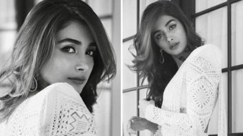 Pooja Hegde minimally ups her ethnic glam game in a beautiful white cut-out saree